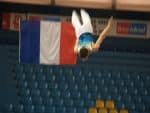 Image impressionnante de trampoline