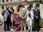 Les six membres du jury (photo D.Beguin, photographe presse Jury Oecuménique)
