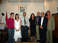 The team of Ambre International and Ambre Maroc with the Prefect of RABAT The team of Ambre International and Ambre Maroc with the Prefect of RABAT