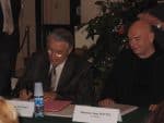 signature cession en présence de Jean Nouvel