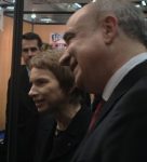 Laurence Parisot en compagnie de Christian Tordo, président de l'Upe06