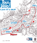 Parcours cycliste.