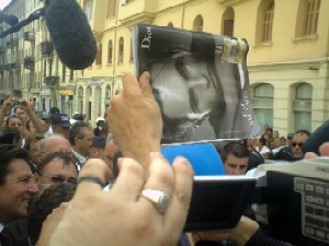 Bustling scene in front of Collège Port Lympia