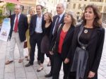 Paul Cuturello, Michèle Matringe, Yann Librati, Anne-Julie Clary, Patrick Allemand, Christine Dorejo, Frédérique Grégoire-Concas (Marc Concas, présent à la conférence de presse est absent de la photo)