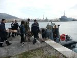Evacuation d'une femme enceinte