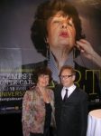 Nelly Rainaut et Marc Monnet devant l'affiche (Photo Philippe Dejardin)