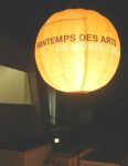 Le ballon qui permet de s'éléver dans la musique (Photo Philippe Dejardin)