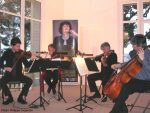 Au Château des Terrasses de Cap d’Ail, le Quatuor Parisii en répétition