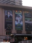 La façade du Sporting d'Hiver à Monte-Carlo et la fameuse affiche
