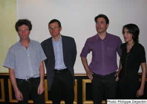 Hervé Parmentier, Pierre Commenville, Florent Favier et Karine Devrieu (de gauche à droite) Hervé Parmentier, Pierre Commenville, Florent Favier et Karine Devrieu (de gauche à droite)