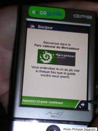 Une page d’écran de l’Eco-guide Une page d’écran de l’Eco-guide