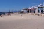 La plage du Palais avant la transformation.