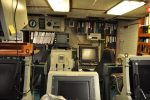 Salle de contrôle des sous-marins et surveillance sonar