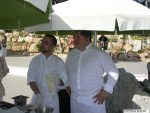 Alain Llorca et son second Guillaume