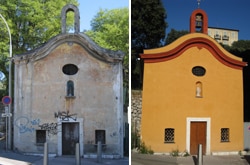 Chapelle bon Voyage after restoration - copyright Nice County Federation