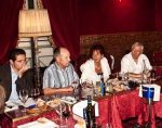 De gauche à droite: Hervé Casini, Christian Jarniat, Denia Mazzola Gavazzeni, Jean-Claude Jobin