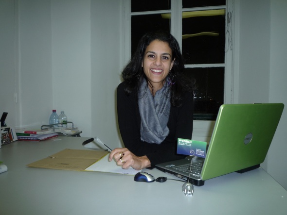 © DR - Aurélie Taglialegne explique le fonctionnement de l'association FEAP.