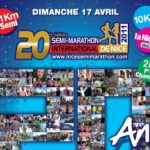 Affiche du 20ème semi-marathon international de Nice