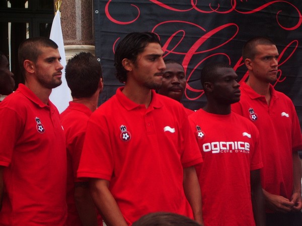 The OGC Nice players were called up one by one. ©Julien Vacheron The OGC Nice players were called up one by one. ©Julien Vacheron