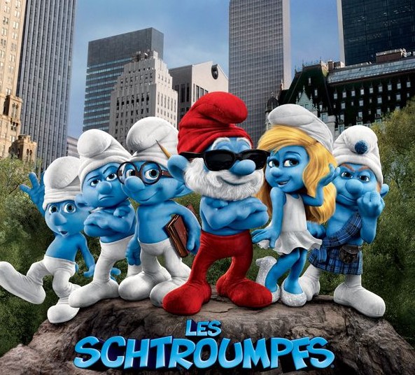 The Smurfs in New York. ©Sony Pictures Releasing France