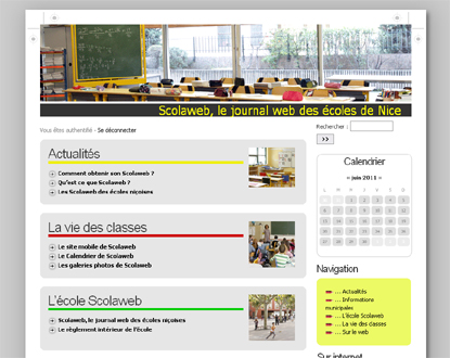 Scolaweb, un journal des écoles niçoises en ligne et en pleine forme