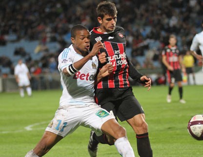 The former Nice player, Loïc Rémy, was decisive against his former club. ©www.ogcnice.com The former Nice player, Loïc Rémy, was decisive against his former club. ©www.ogcnice.com