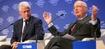 Klaus Schwab et Bill Clinton au "World Economic Forum" en 2009 Â© Robert Scoble