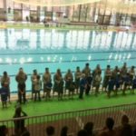 Les poloïstes niçois avant le match