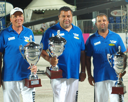 Philippe Quintais, Philippe Suchaud, Henri Lacroix : Rois de l’Europétanque de Nice