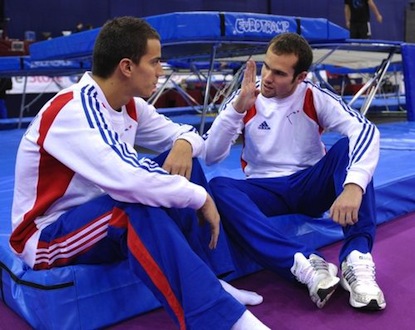 Grégoire Pennes and Sébastien Martiny (FRA) are 2009 vice-world champions in synchronized trampoline (a non-Olympic specialty)