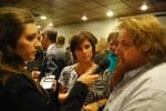 Caroline et Emeline en pleine interview lors des Palmes de la Communication.