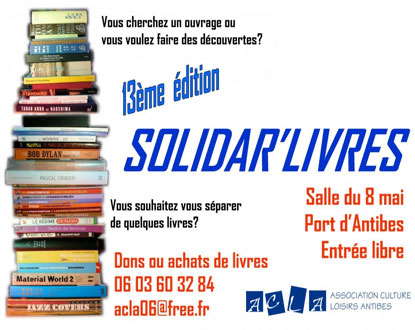 La 14ème édition de Solidar’livres à Antibes