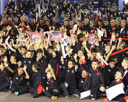 OGC Nice : Le club fête Noël avec les enfants