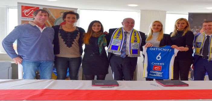 Volley: partenariat entre la Caisse d’Epargne Côte d’Azur et le Racing Club de Cannes