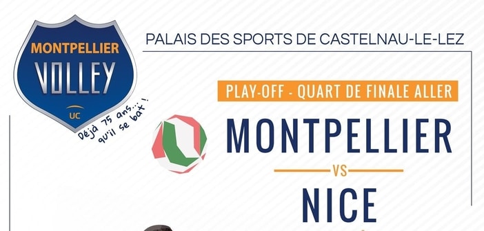 Volley ( 1/4 de finale) :Nice va à Montpellier pour créer la surprise