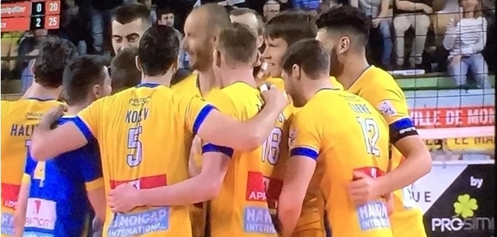 Volley (1/4 final) : superbe exploit de Nice à Montpellier