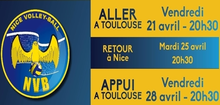 Volley ( démi-finale, match 1) : Nice va à Toulouse pour aller jusqu’au bout