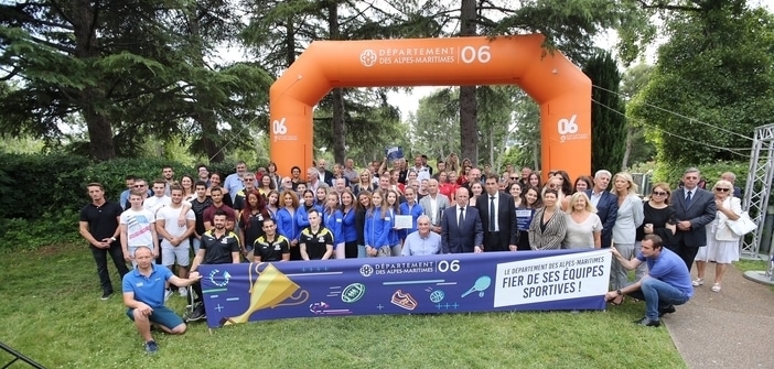 Les équipes sportives azuréennes mises à l’honneur par le Conseil Départemental