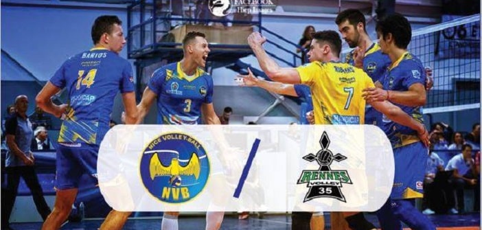 Volley (1/4 de finale- match aller): Nice n’a pas droit au faux pas contre Rennes