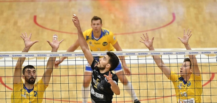 Volley : Nice s’incline à Rennes et risque gros (3-0)