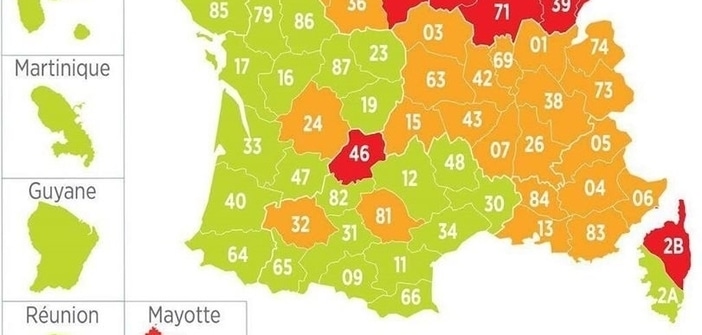 Déconfinement: les Alpes-Maritimes en orange
