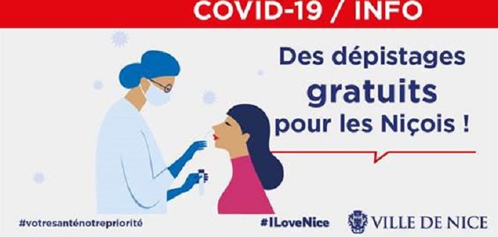 COVID-19 : nouveau lieu de dépistage fixe à Nice, plusieurs postes mobiles déployés dans le département