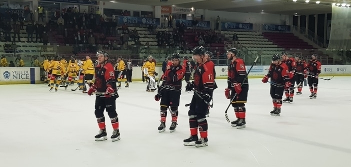 Hockey : les Aigles de Nice défaits difficilement à domicile par Rouen