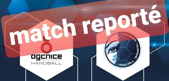 Handball (LBE) : la rencontre Nice – Chambray est reportée