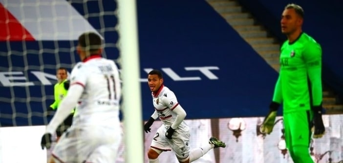 Ligue 1 (25e journée) : Nice s’incline de peu à Paris