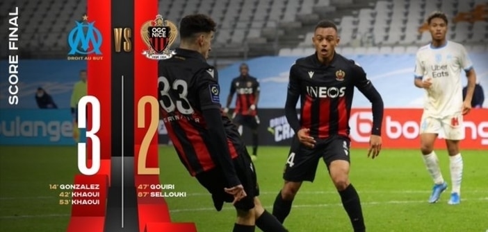 Ligue 1 (11e journée) : L’OGC Nice coule à Marseille