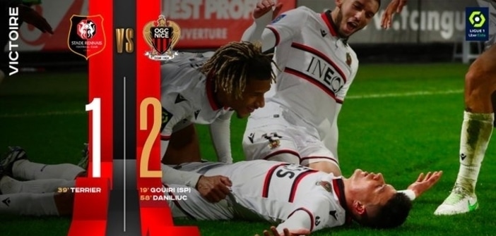 Ligue 1 (26e journée) : Nice s’impose à Rennes