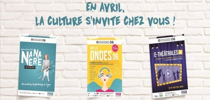 Programmation culturelle du mois d’avril proposée par le Département des Alpes-Maritimes