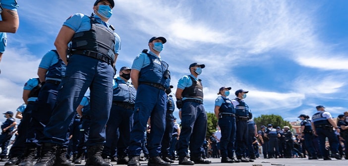 Rassemblement de la Police Municipale suite à la décision du Conseil Constitutionnel
