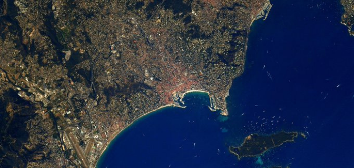 La Côte d’Azur vue depuis l’espace !